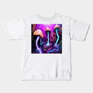 Trippy Shrooms Kids T-Shirt